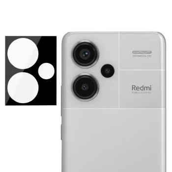 Протектор на камерата за Xiaomi Redmi Note 13 Pro+ 5G - Пълно стъкло на камерата - Черен