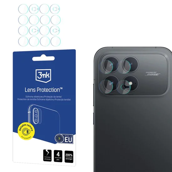 Протектори за камера за Xiaomi Poco F8 Pro - 3mk Lens Protection (4 броя) - Прозрачни