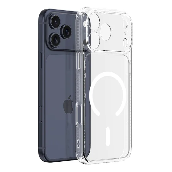 Прозрачен калъф Dux Ducis - Clin MagSafe (Open Ring Version) - iPhone 18 Pro Max / iPhone 17 Pro Max - Прозрачен