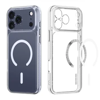 Прозрачен калъф Dux Ducis - Clin MagSafe (Open Ring Version) - iPhone 18 Pro Max / iPhone 17 Pro Max - Прозрачен