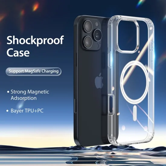 Прозрачен калъф Dux Ducis Clin MagSafe Series - iPhone 16 Pro Max - Прозрачен