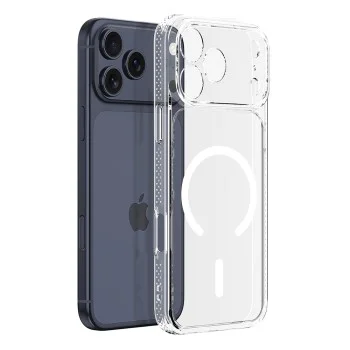 Прозрачен калъф Dux Ducis Clin MagSafe (версия с отворена халка) - iPhone 18 Pro / iPhone 17 Pro - Прозрачен