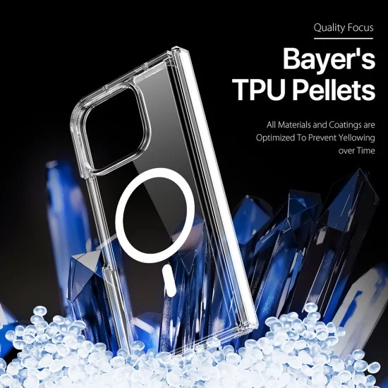 Прозрачен калъф Dux Ducis - Clin Magnetic Series - Google Pixel 11 Pro Fold - Прозрачен
