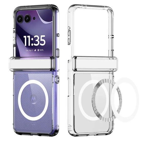 Прозрачен калъф Dux Ducis Clin Magnetic Series - Motorola Razr 70 / Razr 60 / Razr 50 - Прозрачен