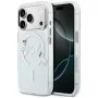 Прозрачен калъф Karl Lagerfeld - IML Choupette and Karl Script Logo MagSafe (KLHMP18L5HKSCAH) - iPhone 18 Pro / iPhone 17 Pro - Прозрачен