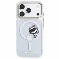 Прозрачен калъф Karl Lagerfeld - IML Peekaboo Print and Metal Frame MagSafe (KLHMP18L6HCPSCT) - iPhone 18 Pro / iPhone 17 Pro - Прозрачен