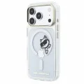 Прозрачен калъф Karl Lagerfeld - IML Peekaboo Print and Metal Frame MagSafe (KLHMP18L6HCPSCT) - iPhone 18 Pro / iPhone 17 Pro - Прозрачен