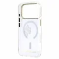 Прозрачен калъф Karl Lagerfeld - IML Peekaboo Print and Metal Frame MagSafe (KLHMP18X6HCPSCT) - iPhone 18 Pro Max / iPhone 17 Pro Max - Прозрачен
