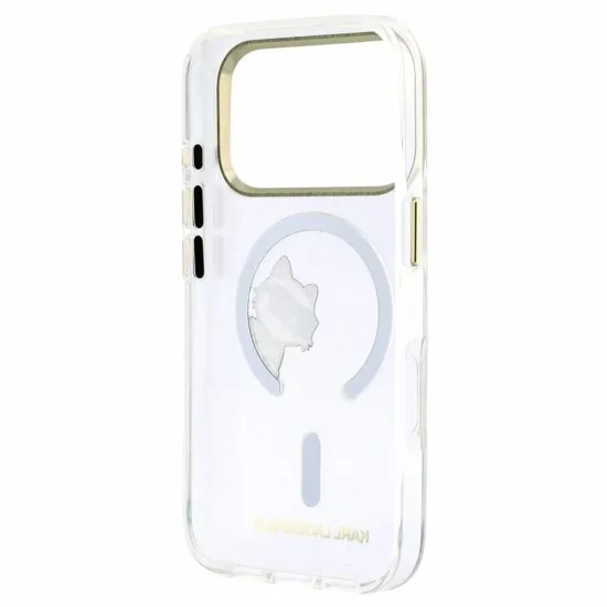 Прозрачен калъф Karl Lagerfeld - IML Peekaboo Print and Metal Frame MagSafe (KLHMP18X6HCPSCT) - iPhone 18 Pro Max / iPhone 17 Pro Max - Прозрачен