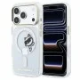Прозрачен калъф Karl Lagerfeld - IML Peekaboo Print and Metal Frame MagSafe (KLHMP18X6HCPSCT) - iPhone 18 Pro Max / iPhone 17 Pro Max - Прозрачен
