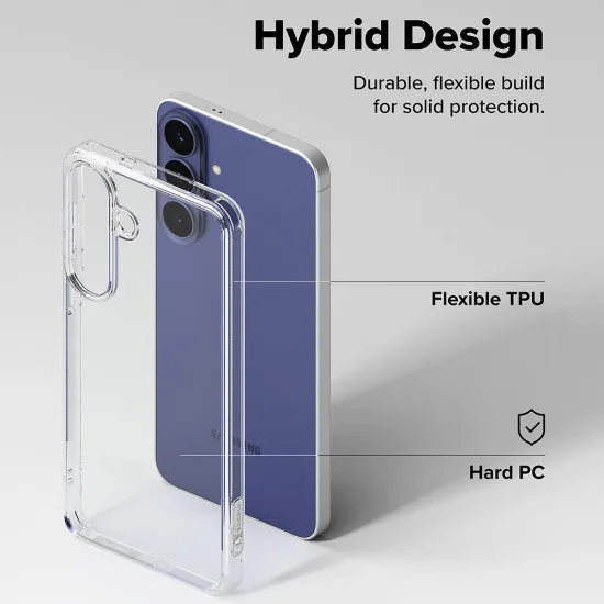 Прозрачен калъф Ringke - Fusion - Samsung Galaxy S26 FE - Прозрачен
