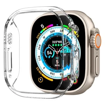 Прозрачен калъф Spigen - Thin Fit (ACS05917) - Apple Watch Ultra 4 / 3 / 2 / 1 (49mm) - Прозрачен