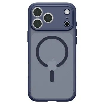 Прозрачен калъф Spigen Ultra Hybrid MagSafe (ACS11918) - iPhone 18 Pro Max / iPhone 17 Pro Max - Син