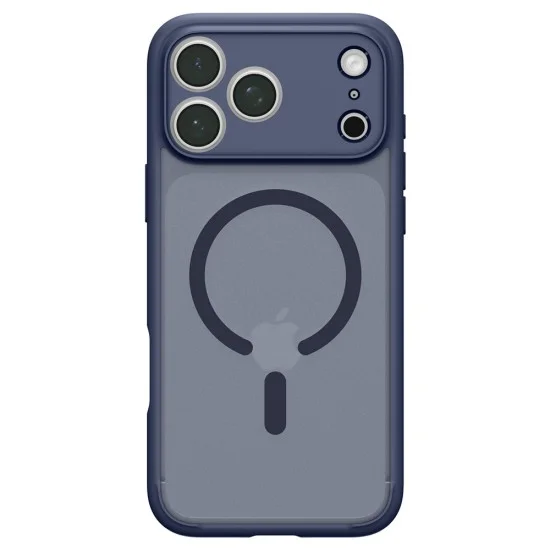 Прозрачен калъф Spigen Ultra Hybrid MagSafe (ACS11918) - iPhone 18 Pro Max / iPhone 17 Pro Max - Син