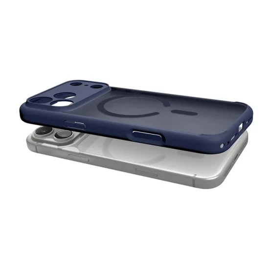 Прозрачен калъф Spigen Ultra Hybrid MagSafe (ACS11918) - iPhone 18 Pro Max / iPhone 17 Pro Max - Син