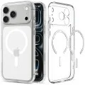 Прозрачен калъф Spigen Ultra Hybrid MagSafe (ACS12118) - iPhone 18 Pro Max / iPhone 17 Pro Max - Бял