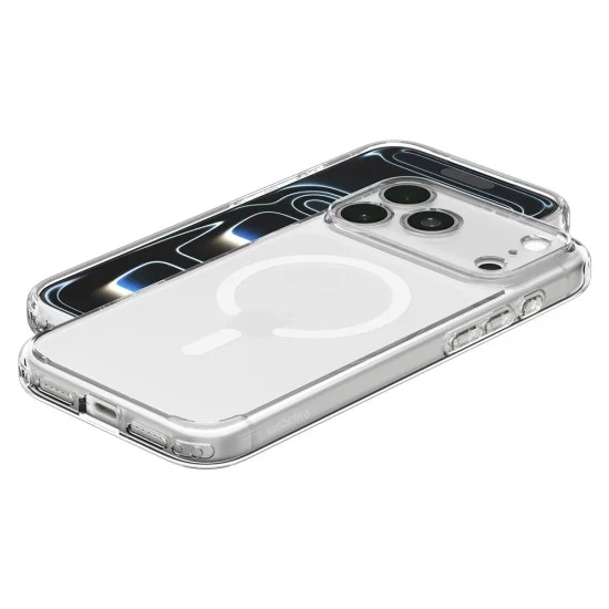 Прозрачен калъф Spigen Ultra Hybrid MagSafe (ACS12124) - iPhone 18 Pro Max / iPhone 17 Pro Max - Матово бял