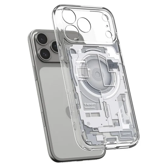 Прозрачен калъф Spigen Ultra Hybrid MagSafe (ACS12126) - iPhone 18 Pro Max / iPhone 17 Pro Max - Бял