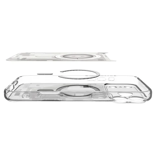 Прозрачен калъф Spigen Ultra Hybrid MagSafe (ACS12126) - iPhone 18 Pro Max / iPhone 17 Pro Max - Бял