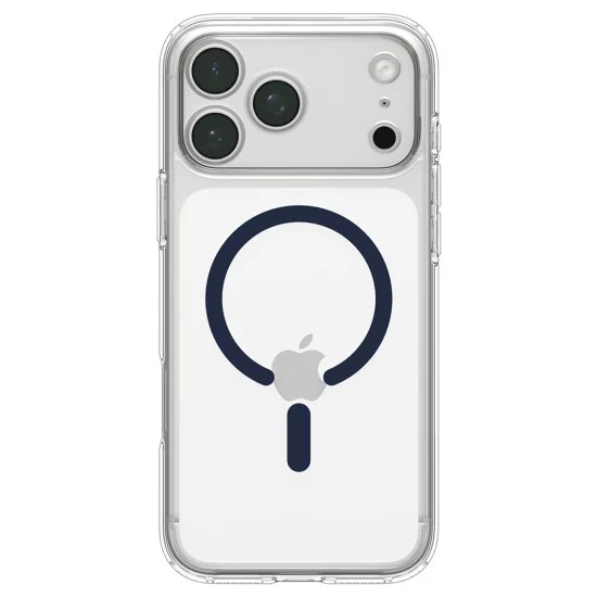 Прозрачен калъф Spigen Ultra Hybrid MagSafe (ACS12158) - iPhone 18 Pro / iPhone 17 Pro - Син