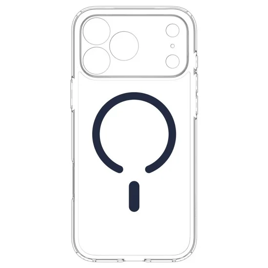 Прозрачен калъф Spigen Ultra Hybrid MagSafe (ACS12158) - iPhone 18 Pro / iPhone 17 Pro - Син