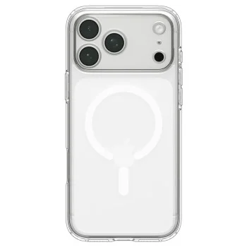 Прозрачен калъф Spigen Ultra Hybrid MagSafe (ACS12161) - iPhone 18 Pro / iPhone 17 Pro - Матово бял
