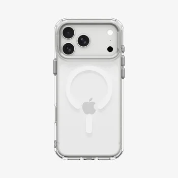 Прозрачен калъф Spigen Ultra Hybrid Optik S MagSafe (ACS11908) - iPhone 18 Pro Max / iPhone 17 Pro Max - Сребрист