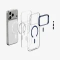 Прозрачен калъф Spigen Ultra Hybrid Optik S MagSafe (ACS11909) - iPhone 18 Pro Max / iPhone 17 Pro Max - Син