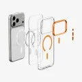 Прозрачен калъф Spigen Ultra Hybrid Optik S MagSafe (ACS11923) - iPhone 18 Pro / iPhone 17 Pro - Оранжев