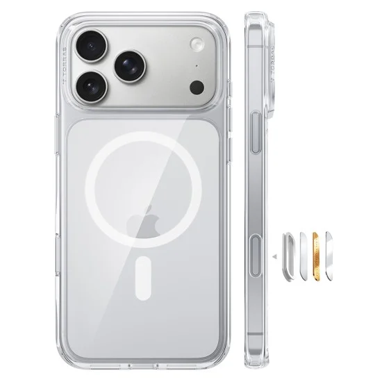 Прозрачен калъф Torras - Guardian Magnetic Series - iPhone 18 Pro Max / iPhone 17 Pro Max - Прозрачен