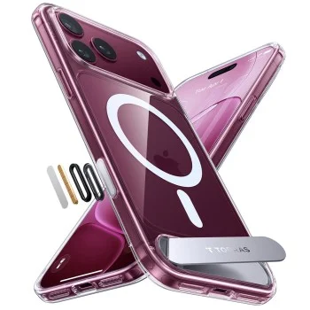 Прозрачен калъф Torras - Ostand L1 Guardian - iPhone 18 Pro Max / iPhone 17 Pro Max - Прозрачен