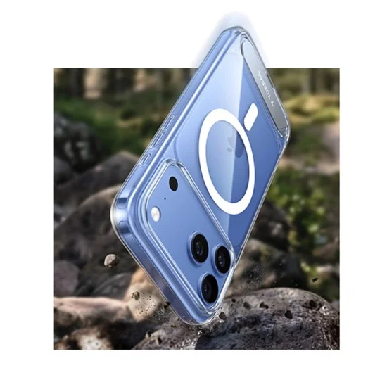 Прозрачен калъф Torras - Ostand L1 Guardian - iPhone 18 Pro / iPhone 17 Pro - Прозрачен