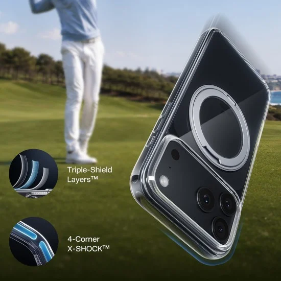 Прозрачен калъф Torras - Ostand O1 Guardian - iPhone 18 Pro Max / iPhone 17 Pro Max - Прозрачен