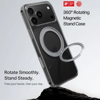 Прозрачен калъф Torras - Ostand O1 Guardian - iPhone 18 Pro Max / iPhone 17 Pro Max - Прозрачен