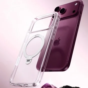 Прозрачен калъф Torras - Ostand Spin Series - iPhone 18 Pro Max / iPhone 17 Pro Max - Прозрачен
