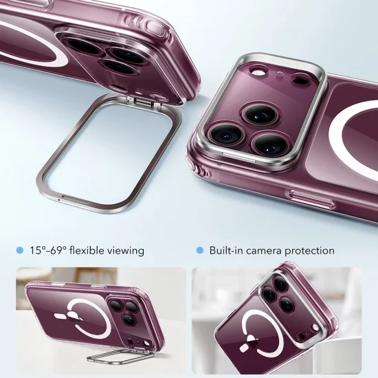 Прозрачен калъф ESR - Classic Hybrid HaloLock Kickstand - iPhone 18 Pro Max / iPhone 17 Pro Max - Прозрачен