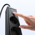 Разклонител 6 в 1 Mcdodo Super Cube Series (CH-0620) - Schuko, 2x Type-C, USB-A, 30W, GaN технология - Черен