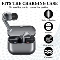 Резервни тапи за Samsung Galaxy Buds 3 Pro - Techsuit AirVibe (ET3) - Премиум силикон (S, M, L), 3 чифта - Черен
