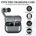 Резервни тапи за Samsung Galaxy Buds 3 Pro - Techsuit AirVibe (ET3) - Премиум силикон (S, M, L), 3 чифта - Черен
