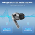 Резервни тапи за Samsung Galaxy Buds 3 Pro - Techsuit AirVibe (ET3) - Премиум силикон (S, M, L), 3 чифта - Черен
