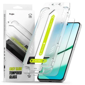 Ringke - Easy Slide Tempered Glass (2 Броя) - Samsung Galaxy A36 5G - Прозрачен