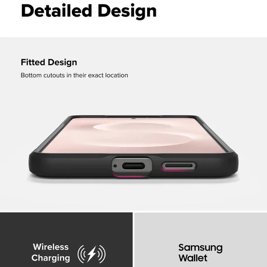 Ringke - Оникс - Samsung Galaxy S25 Edge - Черен