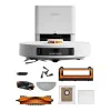 Роботизирана прахосмукачка Deerma Robot Vacuum Cleaner (S30 Pro Plus) - за сухо и мокро почистване, 15000Pa - Бяла