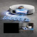 Роботизирана прахосмукачка Deerma Robot Vacuum Cleaner (S30 Pro Plus) - за сухо и мокро почистване, 15000Pa - Бяла