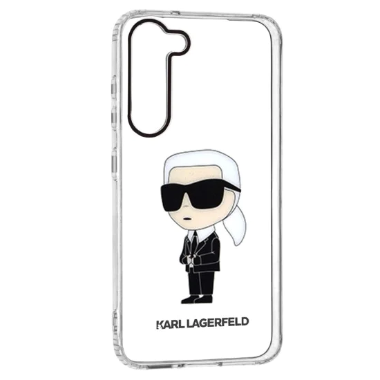 Samsung Galaxy S23 Plus - Karl Lagerfeld Hardcase Transparent (KLHCS23MHNIKKTCT) - Ikonik Karl Lagerfeld