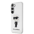 Samsung Galaxy S23 Plus - Karl Lagerfeld Hardcase Transparent (KLHCS23MHNIKKTCT) - Ikonik Karl Lagerfeld