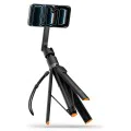 Селфи стик трипод Spigen Selfie Stick S582W - MagSafe съвместим, Bluetooth - Черен