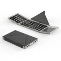 Сгъваема безжична клавиатура Dux Ducis Keyboard Fold-Style - Bluetooth 5.2, универсална, USB-C, 180mAh, английска подредба - Черен