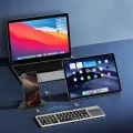 Сгъваема безжична клавиатура Dux Ducis Keyboard Fold-Style - Bluetooth 5.2, универсална, USB-C, 180mAh, английска подредба - Черен
