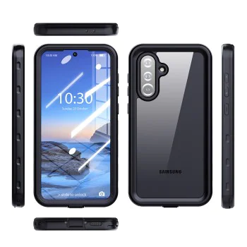 ShellBox - Водоустойчив IP68 калъф - Samsung Galaxy A36 5G - черен